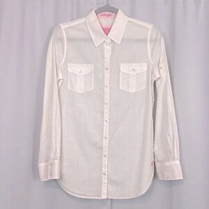 Lilly Pulitzer Resort Fit Button Up Long Sleeve Shirt Size XS